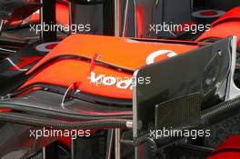 17.04.2009 Shanghai, China, front wing, detail, McLaren Mercedes, MP4-24 - Formula 1 World Championship, Rd 3, Chinese Grand Prix, Friday