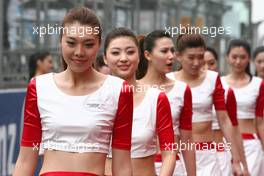 19.04.2009 Shanghai, China,  Grid girl - Formula 1 World Championship, Rd 3, Chinese Grand Prix, Sunday Grid Girl