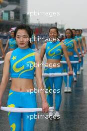 19.04.2009 Shanghai, China,  Grid girl - Formula 1 World Championship, Rd 3, Chinese Grand Prix, Sunday Grid Girl