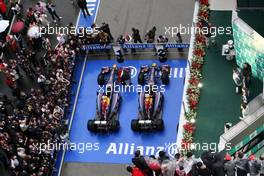 19.04.2009 Shanghai, China,  Sebastian Vettel (GER), Red Bull Racing wins the race - Formula 1 World Championship, Rd 3, Chinese Grand Prix, Sunday Podium