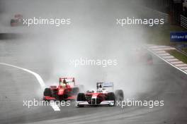 19.04.2009 Shanghai, China,  Jarno Trulli (ITA), Toyota Racing, TF109, Felipe Massa (BRA), Scuderia Ferrari, F60 - Formula 1 World Championship, Rd 3, Chinese Grand Prix, Sunday Race