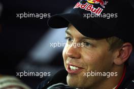 18.04.2009 Shanghai, China,  Sebastian Vettel (GER), Red Bull Racing - Formula 1 World Championship, Rd 3, Chinese Grand Prix, Saturday Press Conference