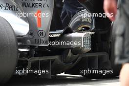 18.04.2009 Shanghai, China,  Rear diffuser of Lewis Hamilton (GBR), McLaren Mercedes, MP4-24 - Formula 1 World Championship, Rd 3, Chinese Grand Prix, Saturday Practice