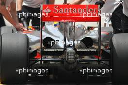 18.04.2009 Shanghai, China,  Rear diffuser of Lewis Hamilton (GBR), McLaren Mercedes, MP4-24 - Formula 1 World Championship, Rd 3, Chinese Grand Prix, Saturday