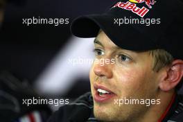 19.04.2009 Shanghai, China,  Sebastian Vettel (GER), Red Bull Racing - Formula 1 World Championship, Rd 3, Chinese Grand Prix, Sunday Press Conference