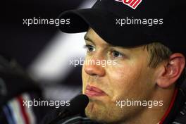 19.04.2009 Shanghai, China,  Sebastian Vettel (GER), Red Bull Racing - Formula 1 World Championship, Rd 3, Chinese Grand Prix, Sunday Press Conference