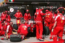 16.04.2009 Shanghai, China,  Ferrari pitstop training- Formula 1 World Championship, Rd 3, Chinese Grand Prix, Thursday