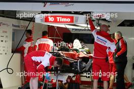 16.04.2009 Shanghai, China,  The car of Timo Glock (GER), Toyota F1 Team - Formula 1 World Championship, Rd 3, Chinese Grand Prix, Thursday