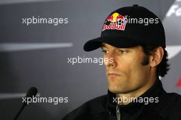 16.04.2009 Shanghai, China,  Mark Webber (AUS), Red Bull Racing - Formula 1 World Championship, Rd 3, Chinese Grand Prix, Thursday Press Conference