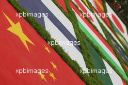 16.04.2009 Shanghai, China,  flags - Formula 1 World Championship, Rd 3, Chinese Grand Prix, Thursday