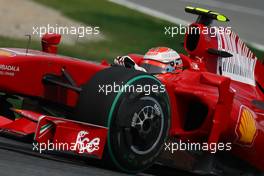 08.05.2009 Barcelona, Spain,  Kimi Raikkonen (FIN), Räikkönen, Scuderia Ferrari, F60 - Formula 1 World Championship, Rd 5, Spanish Grand Prix, Friday Practice