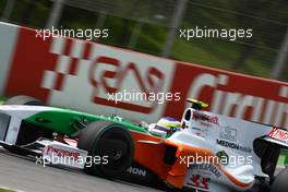 08.05.2009 Barcelona, Spain,  Giancarlo Fisichella (ITA), Force India F1 Team, VJM-02, VJM02, VJM 02- Formula 1 World Championship, Rd 5, Spanish Grand Prix, Friday Practice