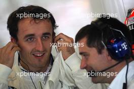 08.05.2009 Barcelona, Spain,  Robert Kubica (POL),  BMW Sauber F1 Team - Formula 1 World Championship, Rd 5, Spanish Grand Prix, Friday Practice