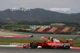 08.05.2009 Barcelona, Spain,  Kimi Raikkonen (FIN), Räikkönen, Scuderia Ferrari, F60 - Formula 1 World Championship, Rd 5, Spanish Grand Prix, Friday Practice