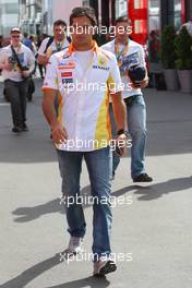 08.05.2009 Barcelona, Spain,  Nelson Piquet Jr (BRA), Renault F1 Team - Formula 1 World Championship, Rd 5, Spanish Grand Prix, Friday