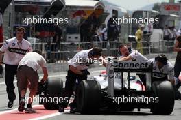 08.05.2009 Barcelona, Spain,  Robert Kubica (POL0, BMW Sauber F1 Team, F1.09 - Formula 1 World Championship, Rd 5, Spanish Grand Prix, Friday Practice