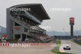 08.05.2009 Barcelona, Spain,  Sébastien Buemi (SUI), Scuderia Toro Rosso, STR4, STR04, STR-04 - Formula 1 World Championship, Rd 5, Spanish Grand Prix, Friday Practice