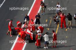 08.05.2009 Barcelona, Spain,  Felipe Massa (BRA), Scuderia Ferrari - Formula 1 World Championship, Rd 5, Spanish Grand Prix, Friday Practice