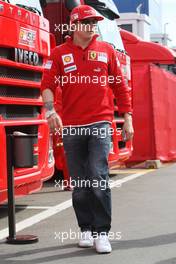 08.05.2009 Barcelona, Spain,  Kimi Raikkonen (FIN), Räikkönen, Scuderia Ferrari - Formula 1 World Championship, Rd 5, Spanish Grand Prix, Friday