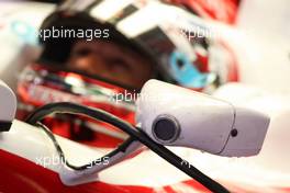 08.05.2009 Barcelona, Spain,  Jarno Trulli (ITA), Toyota Racing, wing mirror detail - Formula 1 World Championship, Rd 5, Spanish Grand Prix, Friday Practice