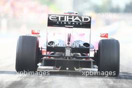 08.05.2009 Barcelona, Spain,  Ferrari rear diffuser  - Formula 1 World Championship, Rd 5, Spanish Grand Prix, Friday Practice