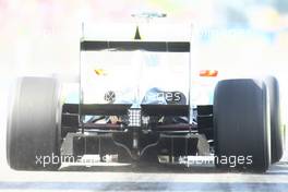 08.05.2009 Barcelona, Spain,  Brawn GP rear diffuser  - Formula 1 World Championship, Rd 5, Spanish Grand Prix, Friday Practice