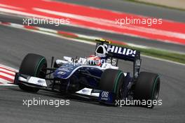 08.05.2009 Barcelona, Spain,  Kazuki Nakajima (JPN), Williams F1 Team, FW31 - Formula 1 World Championship, Rd 5, Spanish Grand Prix, Friday Practice