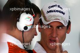 08.05.2009 Barcelona, Spain,  Adrian Sutil (GER), Force India F1 Team - Formula 1 World Championship, Rd 5, Spanish Grand Prix, Friday Practice