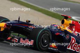 08.05.2009 Barcelona, Spain,  Mark Webber (AUS), Red Bull Racing, RB5 - Formula 1 World Championship, Rd 5, Spanish Grand Prix, Friday Practice