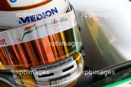 09.05.2009 Barcelona, Spain,  Adrian Sutil (GER), Force India F1 Team, Pitlane, Box, Garage - Formula 1 World Championship, Rd 5, Spanish Grand Prix, Saturday Practice