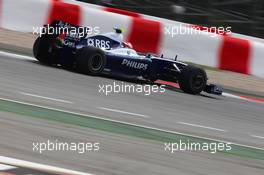 09.05.2009 Barcelona, Spain,  Kazuki Nakajima (JPN), Williams F1 Team, FW31 - Formula 1 World Championship, Rd 5, Spanish Grand Prix, Saturday Practice
