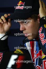 09.05.2009 Barcelona, Spain,  Sebastian Vettel (GER), Red Bull Racing - Formula 1 World Championship, Rd 5, Spanish Grand Prix, Saturday Press Conference