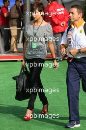 09.05.2009 Barcelona, Spain,  Raquel Rosario (ESP) Wife of Fernando Alonso - Formula 1 World Championship, Rd 5, Spanish Grand Prix, Saturday