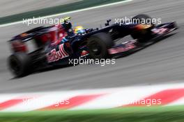 09.05.2009 Barcelona, Spain,  Sébastien Buemi (SUI), Scuderia Toro Rosso, STR4, STR04, STR-04 - Formula 1 World Championship, Rd 5, Spanish Grand Prix, Saturday Practice
