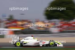 09.05.2009 Barcelona, Spain,  Jenson Button (GBR), Brawn GP  - Formula 1 World Championship, Rd 5, Spanish Grand Prix, Saturday Practice