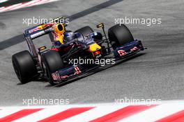 09.05.2009 Barcelona, Spain,  Sebastian Vettel (GER), Red Bull Racing, RB5 - Formula 1 World Championship, Rd 5, Spanish Grand Prix, Saturday Practice