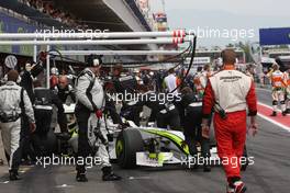 09.05.2009 Barcelona, Spain,  Rubens Barrichello (BRA), Brawn GP - Formula 1 World Championship, Rd 5, Spanish Grand Prix, Saturday Qualifying