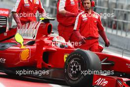 09.05.2009 Barcelona, Spain,  Kimi Raikkonen (FIN), Räikkönen, Scuderia Ferrari, F60 - Formula 1 World Championship, Rd 5, Spanish Grand Prix, Saturday Practice