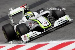 09.05.2009 Barcelona, Spain,  Jenson Button (GBR), Brawn GP, BGP001, BGP 001 - Formula 1 World Championship, Rd 5, Spanish Grand Prix, Saturday Practice