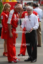 09.05.2009 Barcelona, Spain,  Bernie Ecclestone (GBR), President and CEO of Formula One Management - Formula 1 World Championship, Rd 5, Spanish Grand Prix, Saturday