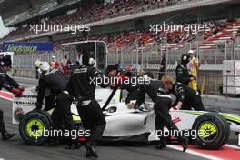 09.05.2009 Barcelona, Spain,  Jenson Button (GBR), Brawn GP - Formula 1 World Championship, Rd 5, Spanish Grand Prix, Saturday Qualifying
