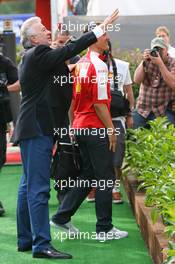 09.05.2009 Barcelona, Spain,  Willi Weber (GER), Driver Manager and Michael Schumacher (GER), Test Driver, Scuderia Ferrari - Formula 1 World Championship, Rd 5, Spanish Grand Prix, Saturday