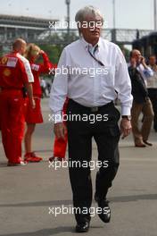 09.05.2009 Barcelona, Spain,  Bernie Ecclestone (GBR), President and CEO of Formula One Management - Formula 1 World Championship, Rd 5, Spanish Grand Prix, Saturday