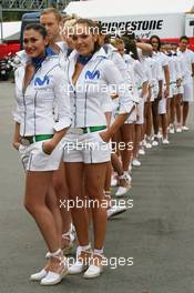 09.05.2009 Barcelona, Spain,  Grid girls - Formula 1 World Championship, Rd 5, Spanish Grand Prix, Saturday Qualifying