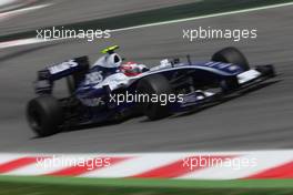 09.05.2009 Barcelona, Spain,  Kazuki Nakajima (JPN), Williams F1 Team, FW31 - Formula 1 World Championship, Rd 5, Spanish Grand Prix, Saturday Practice