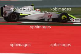 09.05.2009 Barcelona, Spain,  Rubens Barrichello (BRA), Brawn GP, BGP001, BGP 001 - Formula 1 World Championship, Rd 5, Spanish Grand Prix, Saturday Practice