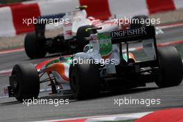 09.05.2009 Barcelona, Spain,  Giancarlo Fisichella (ITA), Force India F1 Team, VJM-02, VJM02, VJM 02 - Formula 1 World Championship, Rd 5, Spanish Grand Prix, Saturday Practice