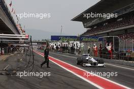 09.05.2009 Barcelona, Spain,  Robert Kubica (POL),  BMW Sauber F1 Team - Formula 1 World Championship, Rd 5, Spanish Grand Prix, Saturday Qualifying