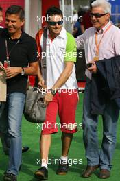 09.05.2009 Barcelona, Spain,  Giancarlo Fisichella (ITA), Force India F1 Team - Formula 1 World Championship, Rd 5, Spanish Grand Prix, Saturday