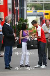 09.05.2009 Barcelona, Spain,  Willi Weber (GER), Driver Manager and Michael Schumacher (GER), Test Driver, Scuderia Ferrari - Formula 1 World Championship, Rd 5, Spanish Grand Prix, Saturday